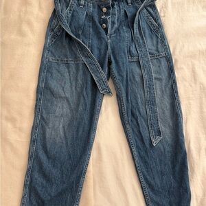 Blue Denim Citizens of Humanity Pants with Belt Size 27